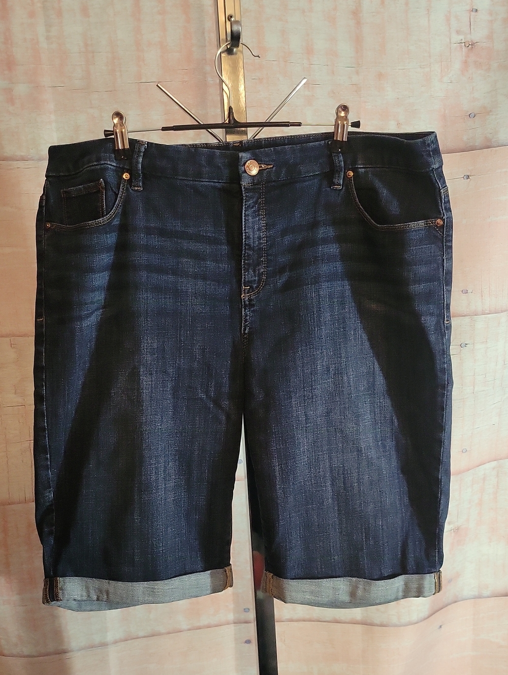Chico's Denim Cuffed Shorts